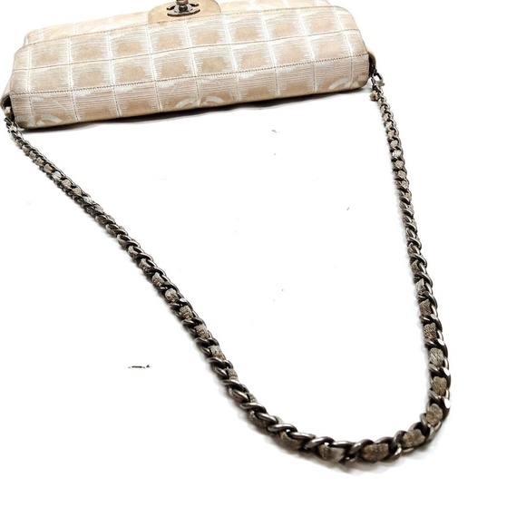 Chanel East West Canvas Shoulder Bag - Picture 5 of 16